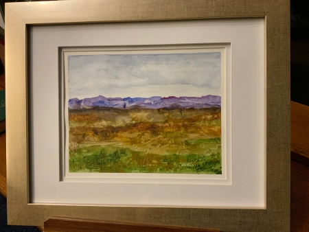 Kaleidoscope Hillscape by artist Becky Warner